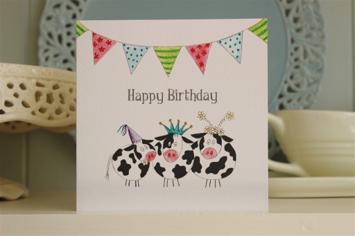 BG16  Happy Birthday Cows