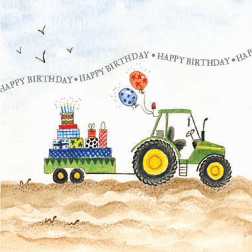 BB13 Happy Birthday Tractor