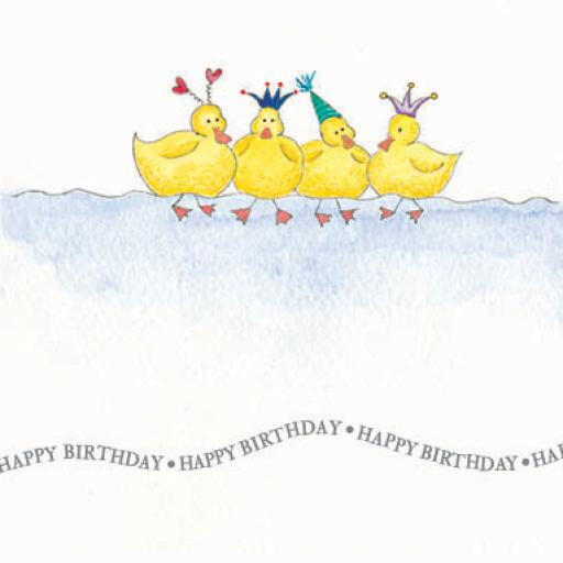 BG20 Happy Birthday Ducks