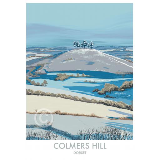 Colmers Hill, Dorset in Winter